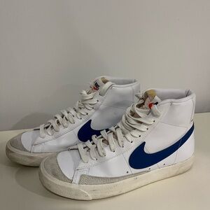 Nike White and Blue Blazers